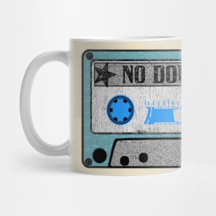 no doubt blue cassette Mug